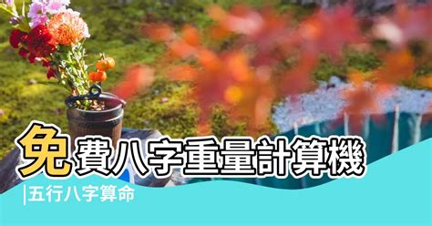 命格屬性|免費線上八字計算機｜八字重量查詢、五行八字算